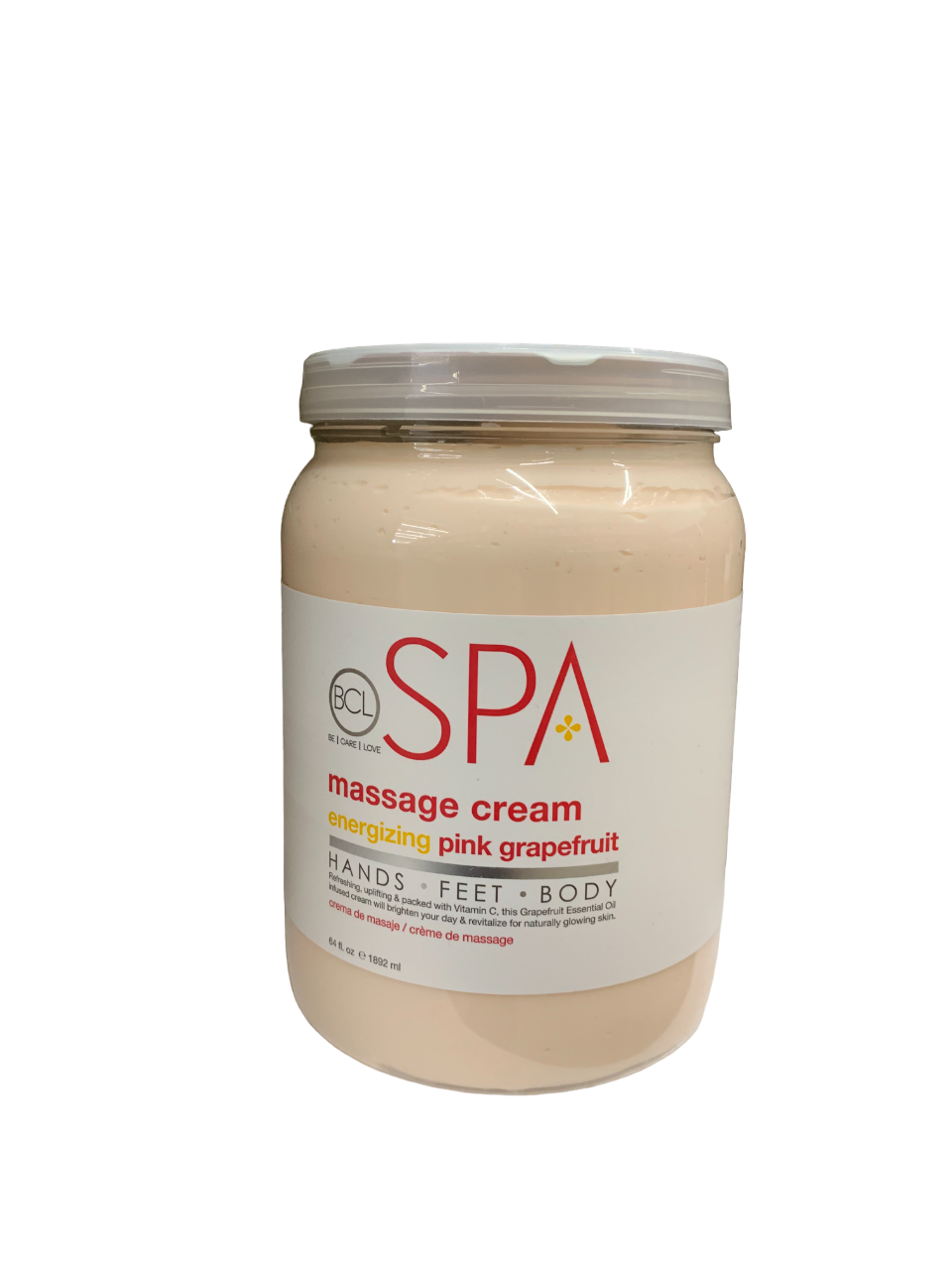 BCL Spa Massage Cream Energizing Pink Grapefruit